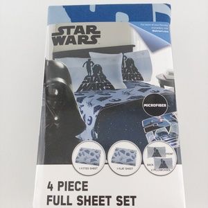 Star Wars Darth Vader Full Size 4 Piece Sheet Set